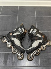 Patins em linha K2 Moto 80 M patins cinza/laranja roda 80mm masculino tamanho 11”, usado comprar usado  Enviando para Brazil