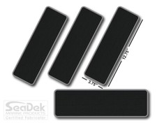 Usado, SeaDek Boat EVA Step Pads - Antiderrapante 4 Peças Stick-On - Preto-StormGray - Em branco  comprar usado  Enviando para Brazil
