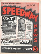 Speedway news vol for sale  SOUTHAMPTON