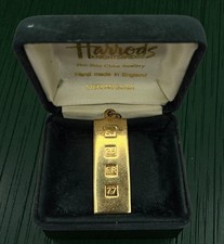 Commemorative gold plate for sale  TONYPANDY