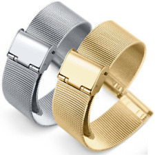 Relógio de pulso trançado de aço inoxidável pulseiras acessórios relógio inteligente comprar usado  Enviando para Brazil