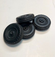 Lote De Colección De 4 Neumáticos Hubley De Goma Dura Coche o Camión Ruedas 1-1/2" OD segunda mano  Embacar hacia Mexico