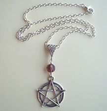 Pentagram purple crystal for sale  BEDFORD