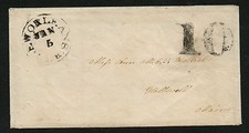 Turned stampless cover for sale  Sarasota