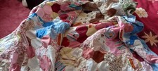 Patchwork bedspread double for sale  PAIGNTON