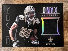 2012 Panini Black - Onyx Rookie Materials Nick Toon #30/299 (MEM, RC), usado comprar usado  Enviando para Brazil