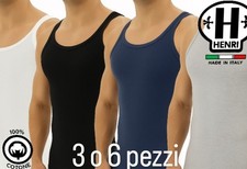 Canotte henry cotone usato  Francavilla Fontana