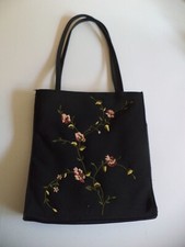 Embroidered black square for sale  DEVIZES