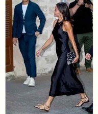 Bolsa de mão Mango étnica preta branca ouro Aso Royal Letizia Queen Espanha comprar usado  Enviando para Brazil