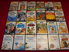 Lot de 24 jeux Sega Master System en boite (sans notice) Master of Darkness etc. comprar usado  Enviando para Brazil