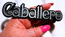 Caballero grill emblem for sale  White Cloud