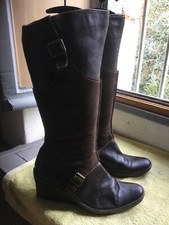 Bottes compensées cuir d'occasion  Saint-Malo