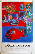 Affiche chemin fer d'occasion  La Courtine