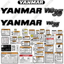 Mini escavadeira compatível com Yanmar Vio35-6 kit de decalques substituições - vinil 3M! comprar usado  Enviando para Brazil