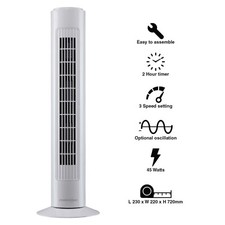 Tower fan oscillating for sale  RADSTOCK