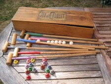 Ancien jeu croquet d'occasion  Neuville-aux-Bois