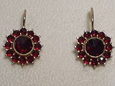 Goldohrringe karat granat gebraucht kaufen  Neuenhagen