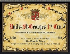 Etiquette vin bourgogne d'occasion  Dijon