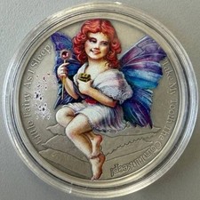 Moeda de prata à prova de 1/2 oz Tooth Fairy 2 Cedis República de Gana 2022 comprar usado  Enviando para Brazil