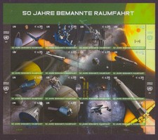 Usado, UNO Wien 2011 50 Jahre Raumfahrt Mi. 699-714 (13,95  Euro) **/MNH comprar usado  Enviando para Brazil