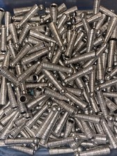Ponta bolo com nervuras cor prata 25 mm - Pacote com 10 comprar usado  Enviando para Brazil