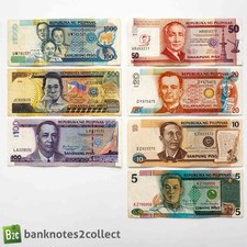 FILIPINAS: conjunto de 7 notas de Piso das Filipinas. comprar usado  Enviando para Brazil
