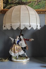 Porzellan figur tischlampe gebraucht kaufen  Kiel
