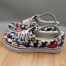 Sapatos Vans M 7/W 8 era cubo quadriculado multicolorido casual falhas planas, usado comprar usado Sapatos Vans M 7/W 8 era cubo quadriculado multicolorido casual falhas planas, usado comprar usado  Enviando para Brazil