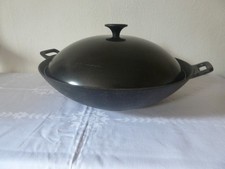 Wok schwere gusseisen gebraucht kaufen  Deutschland