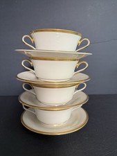 Lenox China ETERNAL Lote De 4 Sopas De Creme De Cabo Duplo Excelente comprar usado Lenox China ETERNAL Lote De 4 Sopas De Creme De Cabo Duplo Excelente comprar usado  Enviando para Brazil