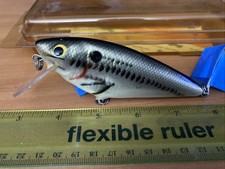 Isca de pesca rara vintage Bagley Balsa Monster Shad rasa MSS LB4 robalo almiscarado comprar usado  Enviando para Brazil