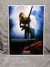Usado, Pôster promocional Megadeth Dave Mustaine Marshall comprar usado  Enviando para Brazil