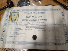 Insigne diplôme chantiers d'occasion  Rozier-en-Donzy