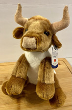 Longhorn bull plush for sale  Ashby