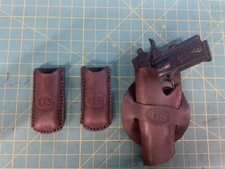 Handmade leather holster for sale  Edgerton
