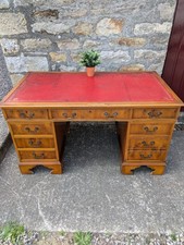 Vintage red leather for sale  HEXHAM