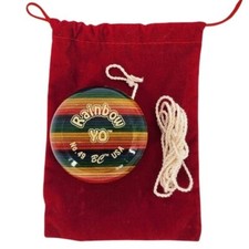 Vintage BC Classic Rainbow No. 49 Yo-Yo Champion madeira feita nos EUA comprar usado  Enviando para Brazil