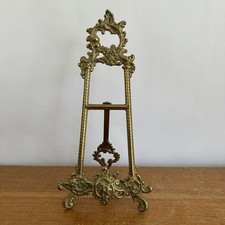 Vintage brass easel for sale  BELPER