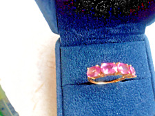 Pinkfarbener saphier ring gebraucht kaufen  Nieder-Olm