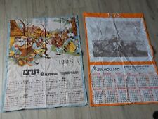 Calendrier torchon serviette d'occasion  Nouaillé-Maupertuis