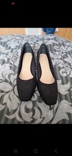 Black court shoes for sale  NORTHAMPTON