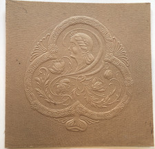 Assento de substituição vintage Art Nouveau feminino placa de fibra em relevo assento de fibra comprar usado  Enviando para Brazil