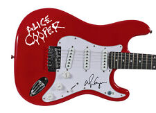 Guitarra elétrica vermelha autêntica assinada por Alice Cooper com decalque BAS Witnessed comprar usado  Enviando para Brazil