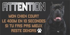 Plaque attention chien d'occasion  Saint-Martin-de-Crau