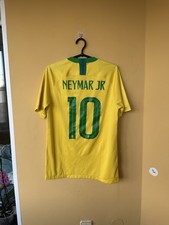 Camisa Brasil 2018 2019 Home CAMISA DE FUTEBOL BRASILEIRO NIKE Neymar Jr tamanho P comprar usado  Enviando para Brazil