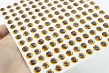Señuelo de pesca realista 5 mm 6 mm 7 mm 10 mm 13 mm ojos holográficos 3D dorado y rojo segunda mano  Embacar hacia Mexico