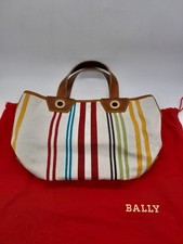 Bally leather canvas for sale  RUGBY