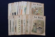 1895 LE RIRE JOURNAL HUMORISTIQUE MAGAZINE - FRENCH - LOT OF 40 - O 3621 segunda mano  Embacar hacia Mexico