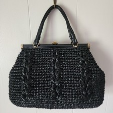 Vintage raffia black for sale  Abilene