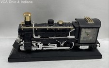 Relógio despertador Riva Train nº 1943 LOCOMOTIVA TREM SOM operado por bateria FUNCIONA, usado comprar usado  Enviando para Brazil